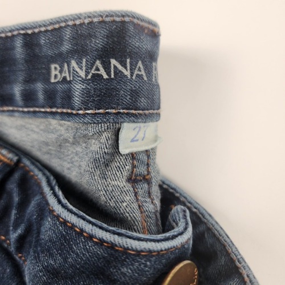 Banana Republic Jeans Womens 27 Skinny Fit Straight Leg - Picture 6 of 7